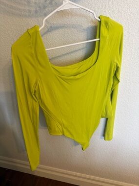 Lululemon Wundermost square neck bodysuit